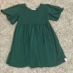 Little statements Green Kids Dress 3T